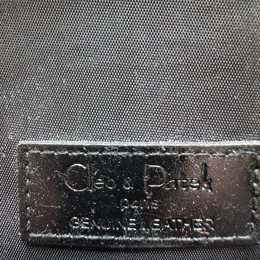 Cleo & Patek Classic Black Leather Shoulder Bag 🌷 from London UK - Picture 3 of 9